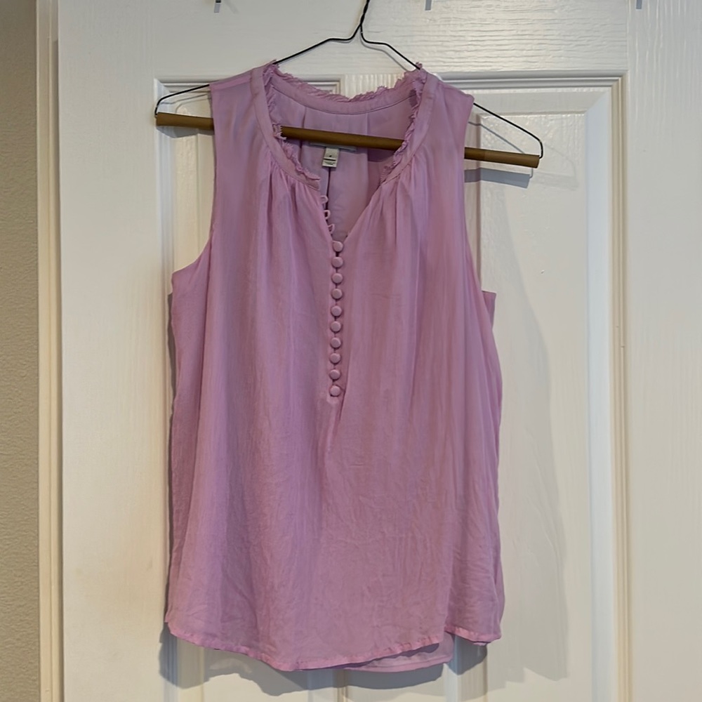 J Crew Sleeveless Blouse